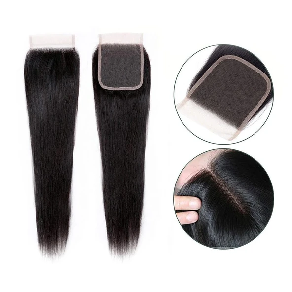 Peruk Tepesi Doğal Renk (Closure) 16inch ürün görseli 1