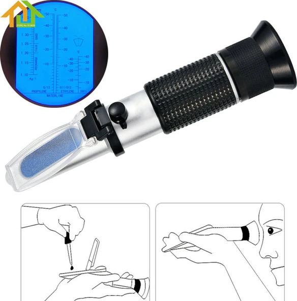 Atc Antifriz Ve Akü Sıvısı Ölçen Refraktometre ürün görseli 1
