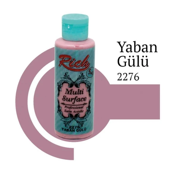 Rich Multi Surface 2276 Yaban Gülü Akrilik Boya 120 cc ürün görseli 1