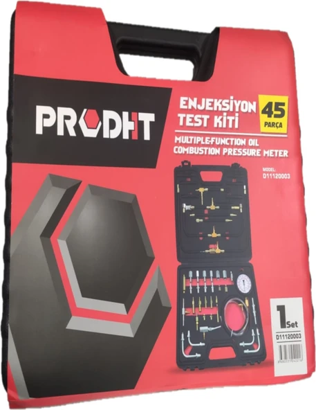 DHT Enjeksiyon Test Kiti 45 Parça - Resim 4