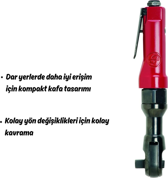 Chicago Pneumatic CP886H 1/2" Havalı Cırcır - Resim 2