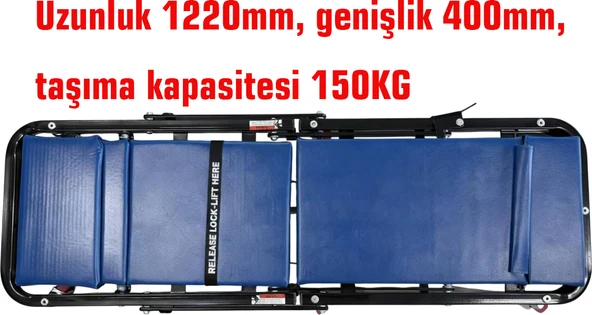 Fk Frıko 48‘’araç Altı Bakım Tablası (Yatma ve Tabureli Tahtası)  12KG ürün görseli 1