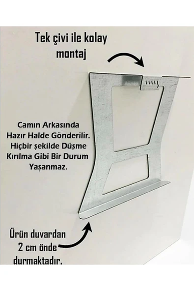 Eyfel Kulesi Cam Tablo, Dekoratif Cam Tablo - Resim 5
