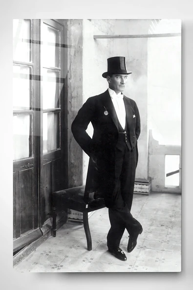 Dekoratif Atatürk Dekoratif Cam Tablo ürün görseli 1