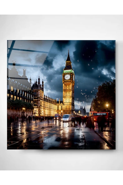 Londra Cam Tablo, Dekoratif Cam Tablo - Resim 3