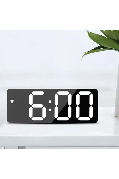 MIIQ2 LED Dijital Masa Saati Büyük Ekran Alarmlı Isı Göstergeli Sessiz Dekoratif Masa Saati ürün görseli 1