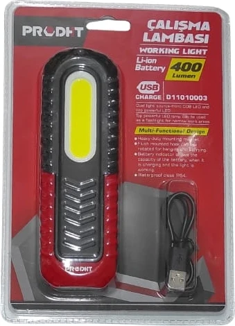Dht 400 Lümen Mıknatıslı Kancalı Çalışma Lambası Fener ürün görseli 1