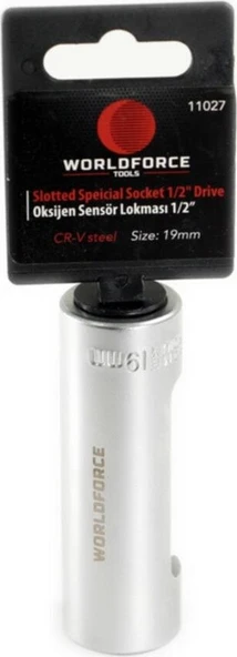 Worldforce Tools Worldforce 1/2" 19MM Yarık Sensör Lokma Anahtar - Resim 4