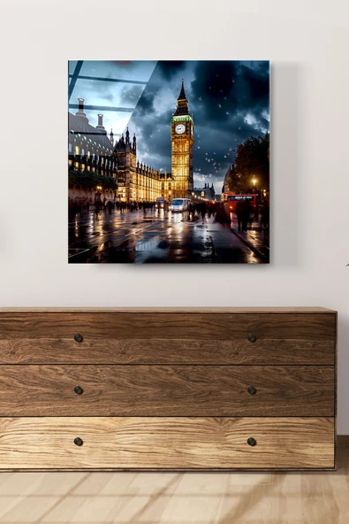 Londra Cam Tablo, Dekoratif Cam Tablo ürün görseli 1