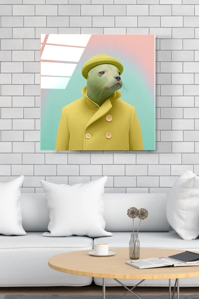 Pop Art Cam Tablo, Dekoratif Cam Tablo ürün görseli 1