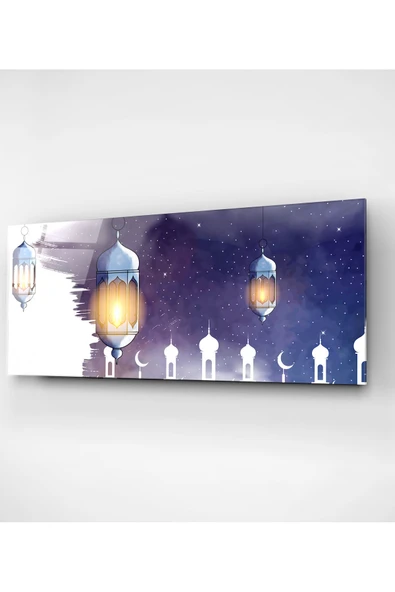 Dekoratif İslami Dekoratif Cam Tablo - Resim 4