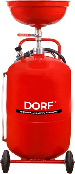 Dorf Havalı Yağ Boşaltma Tankı 100 Litre 160CM Profesyonel ürün görseli 1