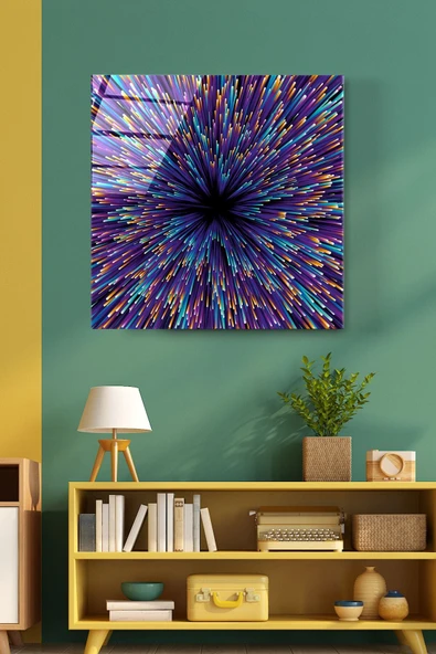 Colourful Cam Tablo, Dekoratif Cam Tablo ürün görseli 1