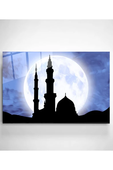 Dekoratif İslami Dekoratif Cam Tablo - Resim 3