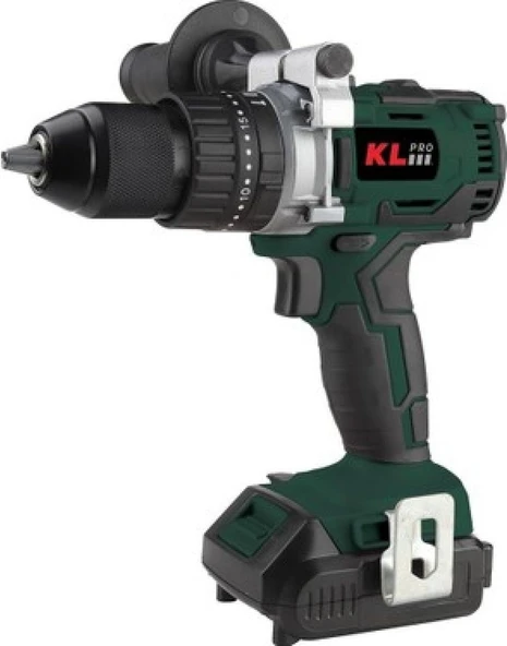 KL Pro  Darbeli KLDM18B-20 18VOLT/2.0AH Li-Ion Çift Akülü Kömürsüz Profesyonel Darbeli Matkap 2 3 Yıl 18 Vo ürün görseli 1