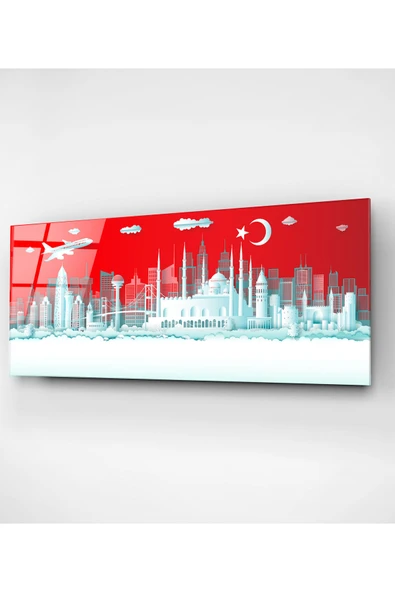 Dekoratif İslami Dekoratif Cam Tablo - Resim 4