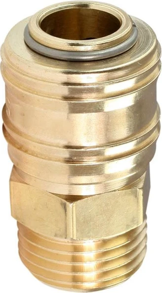 Rico 022-RC3016 1/2 Hava Hortum Kaplin Uç Stoper Erkek Gövde ürün görseli 1