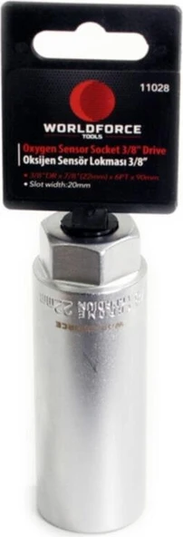 Worldforce Tools Worldforce 3/8" 22MM Yarık Sensör Lokma Anahtarı - Resim 2