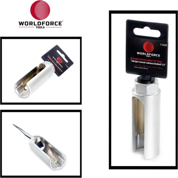 Worldforce Tools Worldforce 1/2" 22MM Yarık Sensör Lokma Anahtarı ürün görseli 1