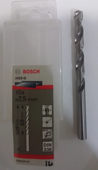 Bosch - Matkap Ucu 7,5mm ürün görseli 1