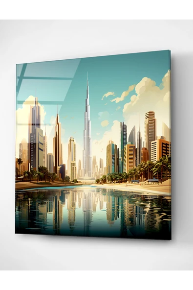 Dubai Cam Tablo, Dekoratif Cam Tablo - Resim 4