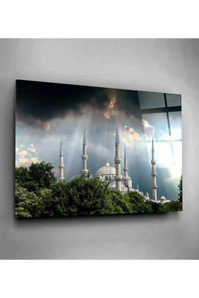Dekoratif İslami Dekoratif Cam Tablo - Resim 2