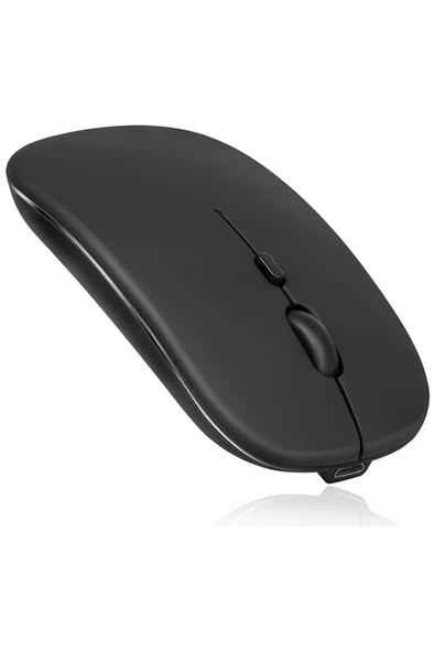 MIIQ2 Sessiz Bluetooth Kablosuz Mouse Çift Modlu Şarj Edilebilir Laptop Ofis Mouse ürün görseli 1