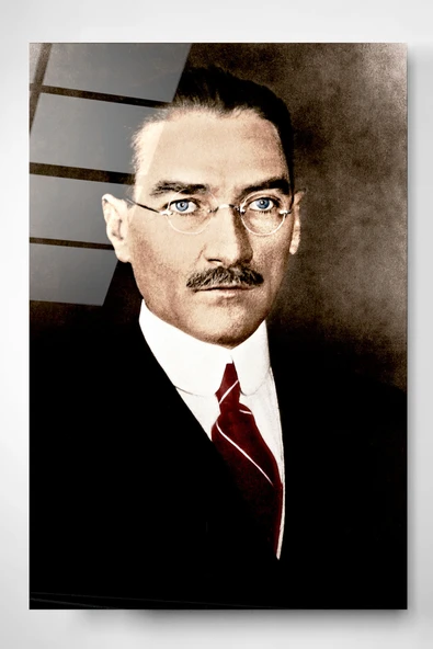 Dekoratif Atatürk Dekoratif Cam Tablo ürün görseli 1