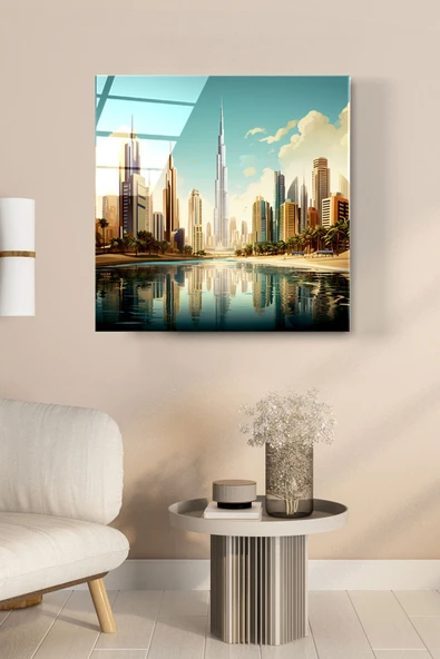 Dubai Cam Tablo, Dekoratif Cam Tablo ürün görseli 1