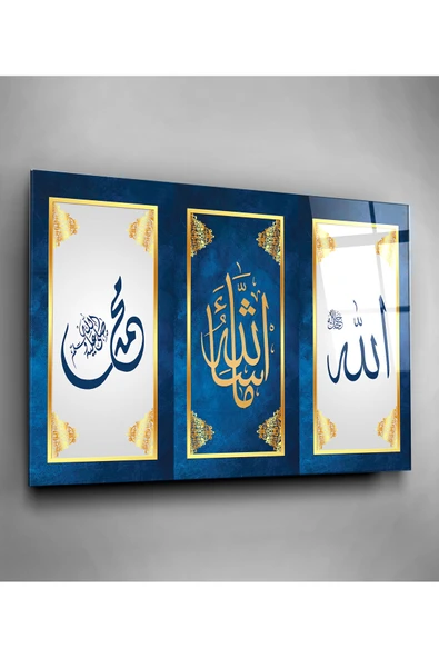 Dekoratif İslami Dekoratif Cam Tablo - Resim 2