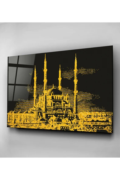 Dekoratif İslami Dekoratif Cam Tablo - Resim 4