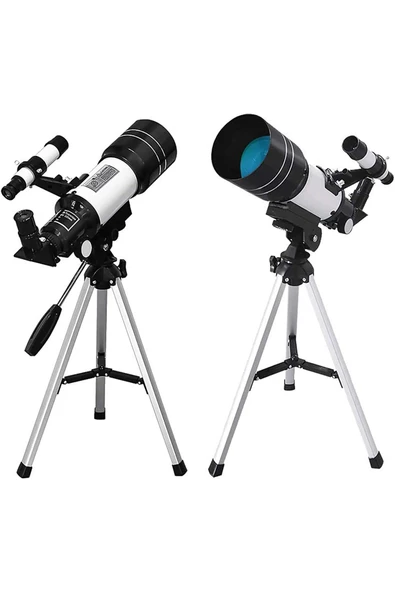 HPYTECH Profesyonel Astronomik Teleskop 70mm Lensli Tripodlu Uzay Gözlem Dürbünü Ay Gözlem Teleskobu ürün görseli 1