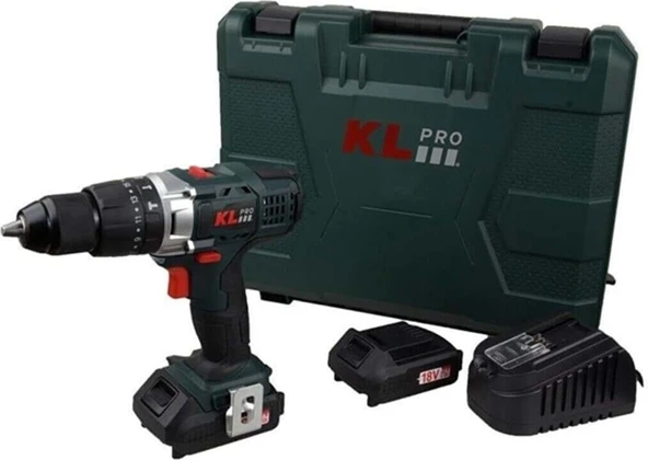 Kl-Pro 18V 2.0AH Şarjlı Darbeli Matkap ürün görseli 1
