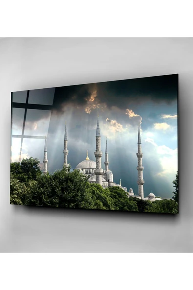 Dekoratif İslami Dekoratif Cam Tablo - Resim 4