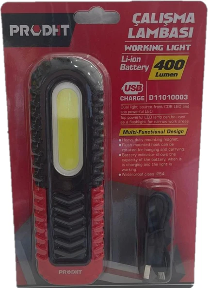 Dht 400 Lümen Mıknatıslı Kancalı Çalışma Lambası ürün görseli 1