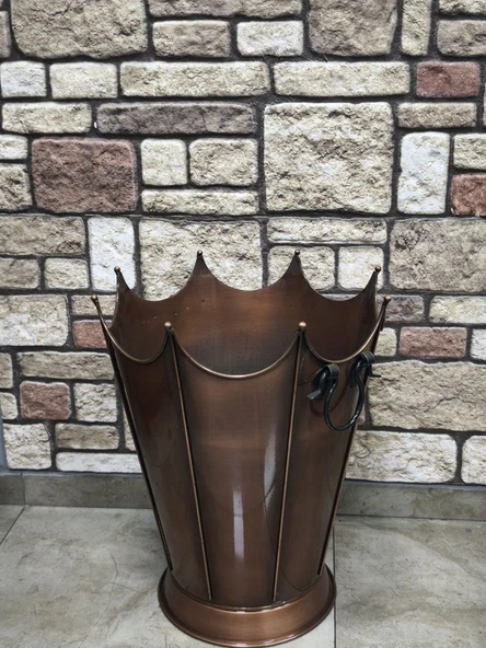 FLAME STOVE FS-8193 BAKIR OVAL ODUN KOVASI ürün görseli 1