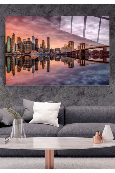 New York Cam Tablo, Dekoratif Cam Tablo ürün görseli 1