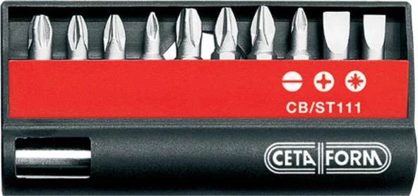 Ceta Form CB/ST111 Profesyonel Bits Seti Düz-Ph-Pz (1 Adet) ürün görseli 1