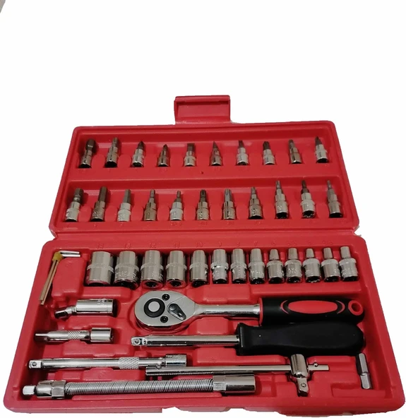 Akd Pcs Socket Set 1/4 46 Parça Lokma Takımı ve Tork Seti ürün görseli 1