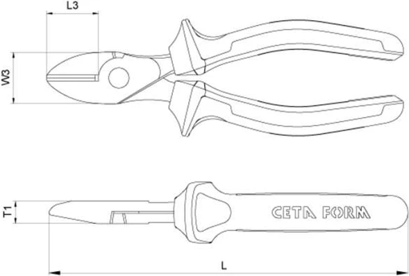 Ceta Form Ceta -Form E08-41 Seri Power Yan Keski 180 mm ürün görseli 1
