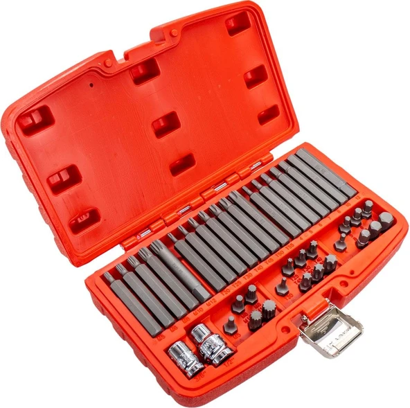 Ceta Form C28-Ss40 40 Parça H10 Torx-Allen-Xzn Lokmalı Bits Uç Takımı ürün görseli 1