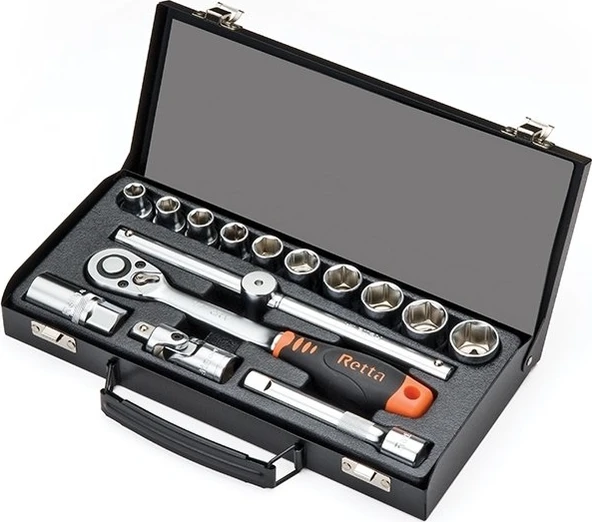 Retta 1/2" Lokma Takımı 15PCS -6 Köşe ürün görseli 1