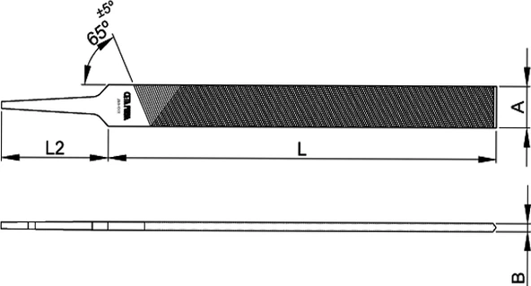 Ceta Form J55 Standar Eğe 310 Numara - Resim 2