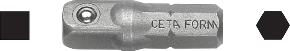 Ceta Form Bt/7028 3/8-1/4(100Mm) Lokma Adaptörü (Manuel Kullanım) ürün görseli 1