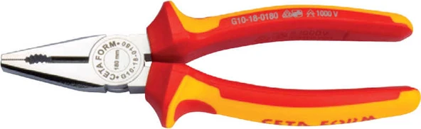Ceta Form G10-18-0160 Vde 1000V Izoleli Kombine Pense 160 mm- 6" ürün görseli 1