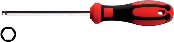 Ceta Form C-Plus Topbaşlı Allen Uçlu Tornavida-5X100 mm F23-050-100 ürün görseli 1
