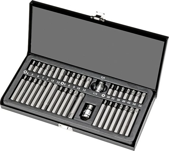 Retta Rts0141 10 Mm Torx/Allen Lokmalı Bits Seti 40 Parça Kaliteli Chrome Vanadium Çelik Malzeme ürün görseli 1