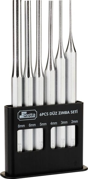 Retta Düz Pim Zımba Set RPS0208 ürün görseli 1