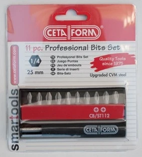 Ceta Form Cb/st112 Bits Uç Takımı 11 Parça yıldız/pozidriv ürün görseli 1