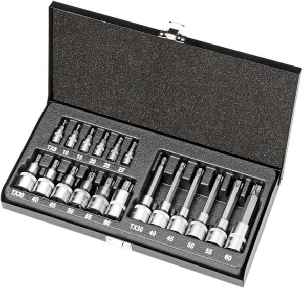Retta 1/2 19 Parça Torx Bıts Lokma Takımı Rlt1901 - Resim 2